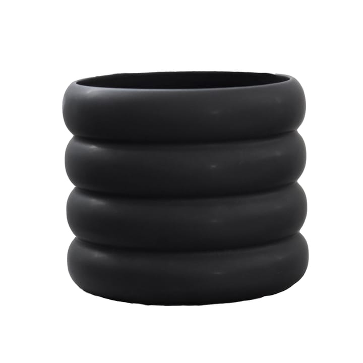 Cache-pot Mud noir - Moyen, Ø 14 cm - DBKD