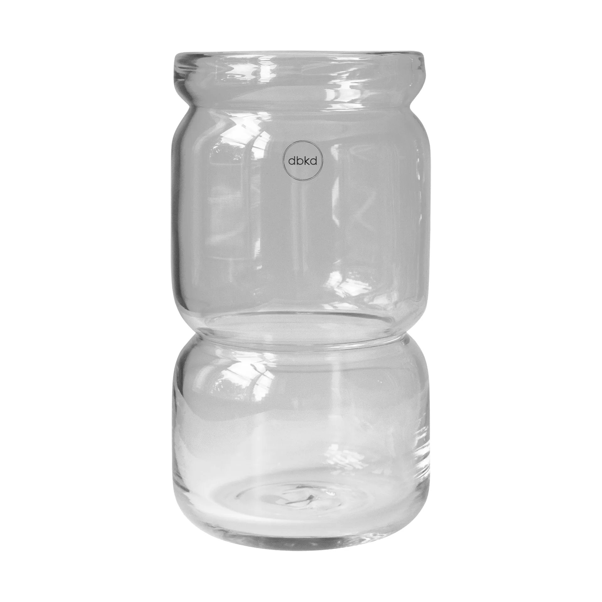 Cache-pot Neck, Clear, Ø12x22,5 cm DBKD