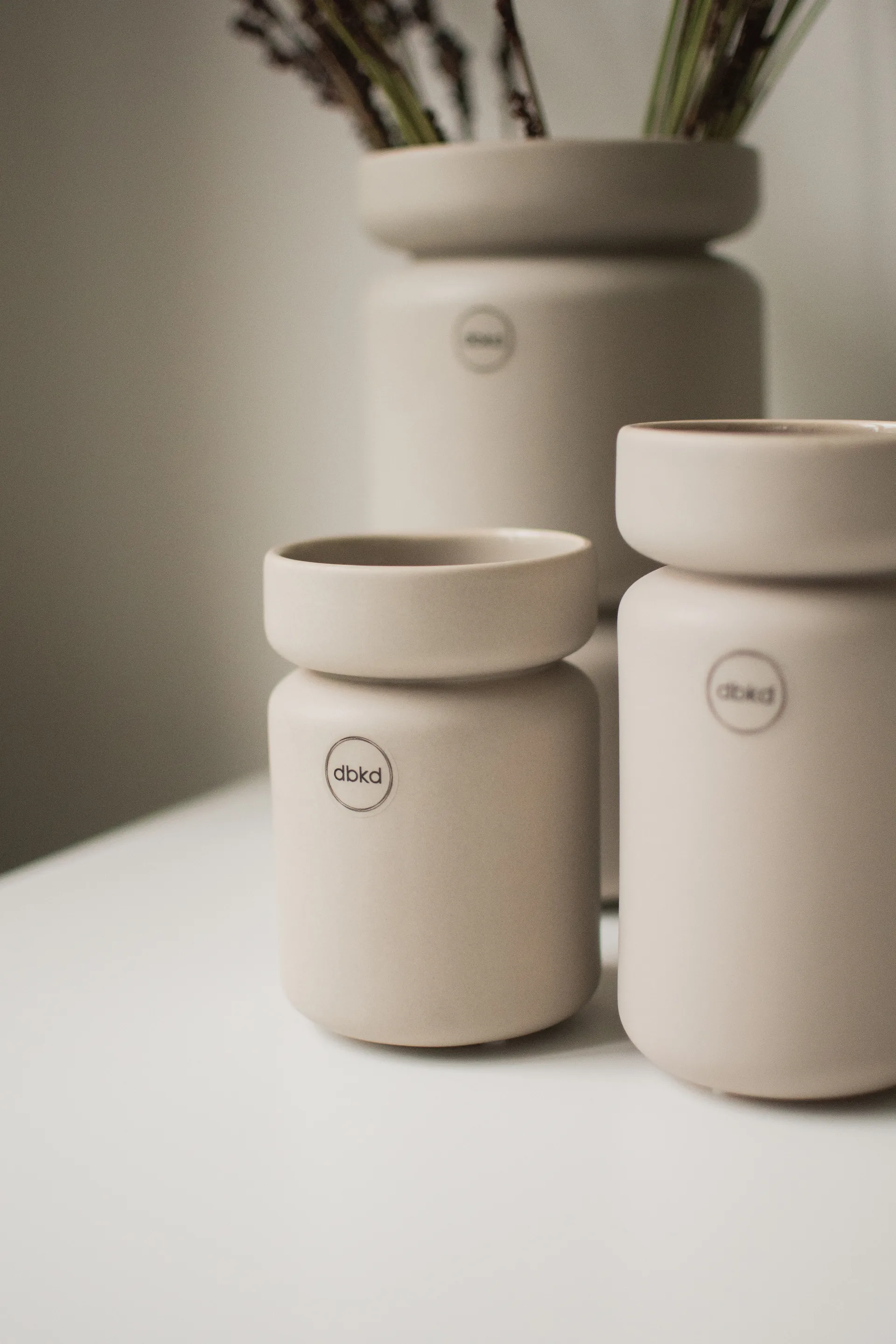 Cache-pot Neck, Mole, Ø8x12 cm DBKD