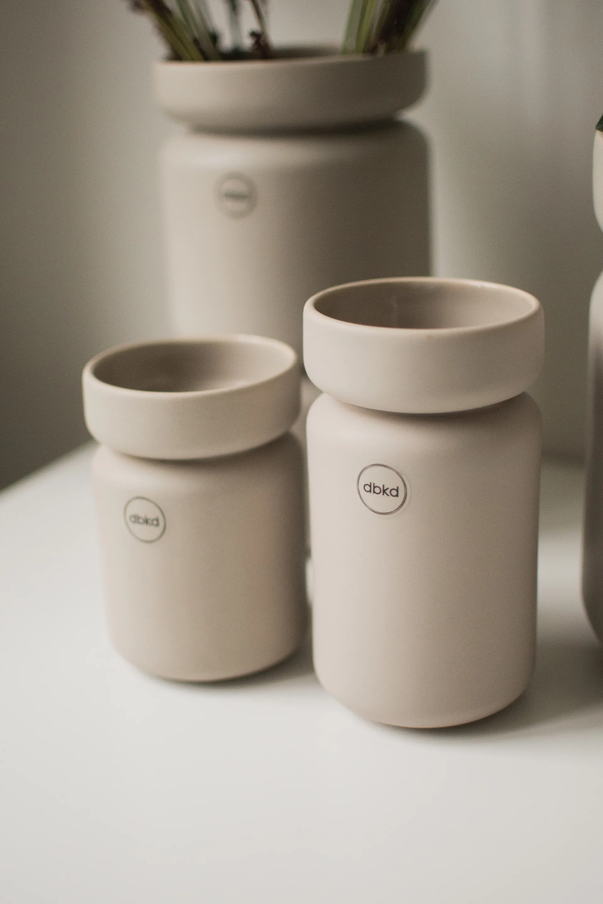 Cache-pot Neck, Mole, Ø8x15 cm DBKD