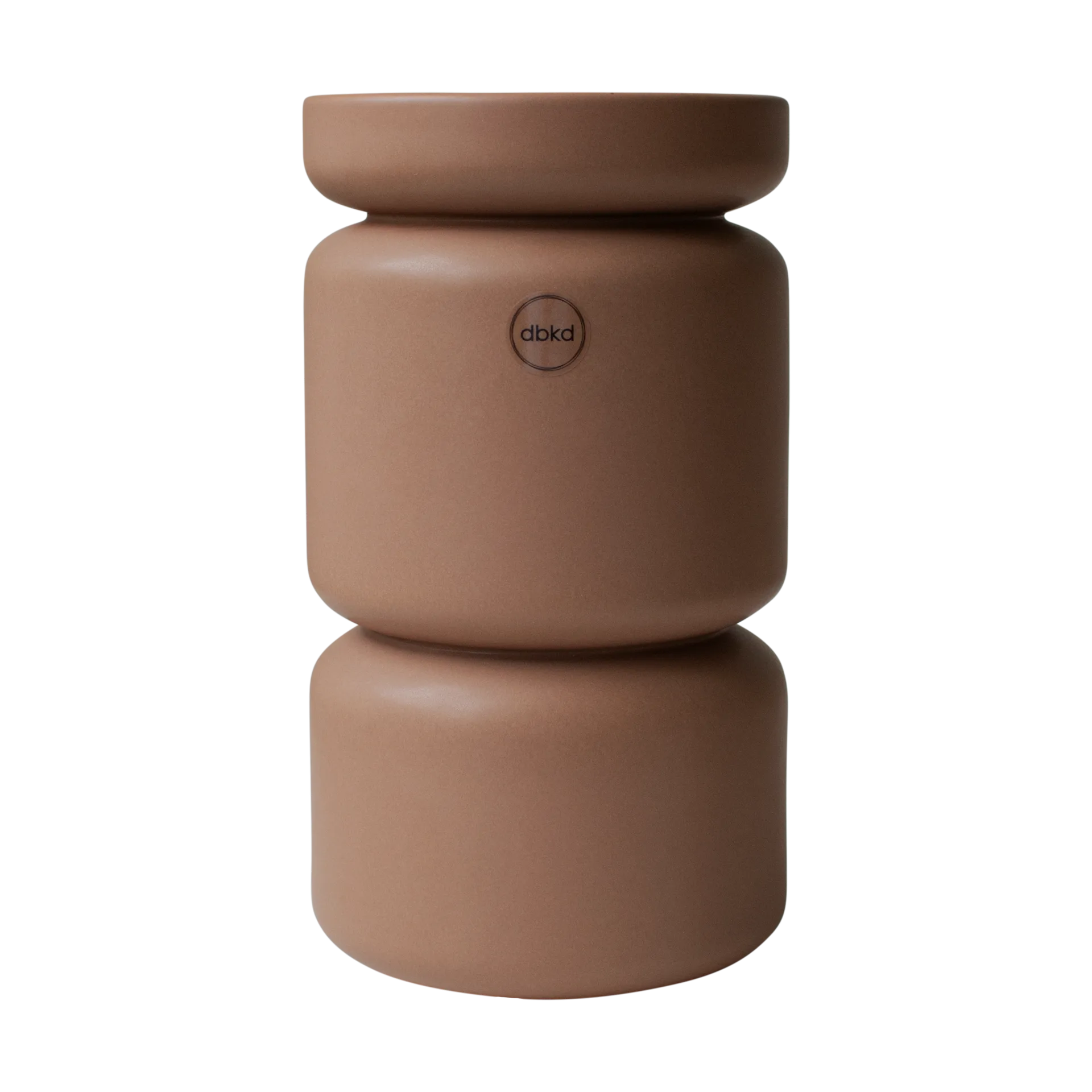 Cache-pot Neck, Nougat, Ø12x22,5 cm DBKD