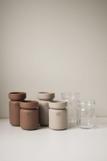 Cache-pot Neck - Nougat, Ø8x12 cm - DBKD