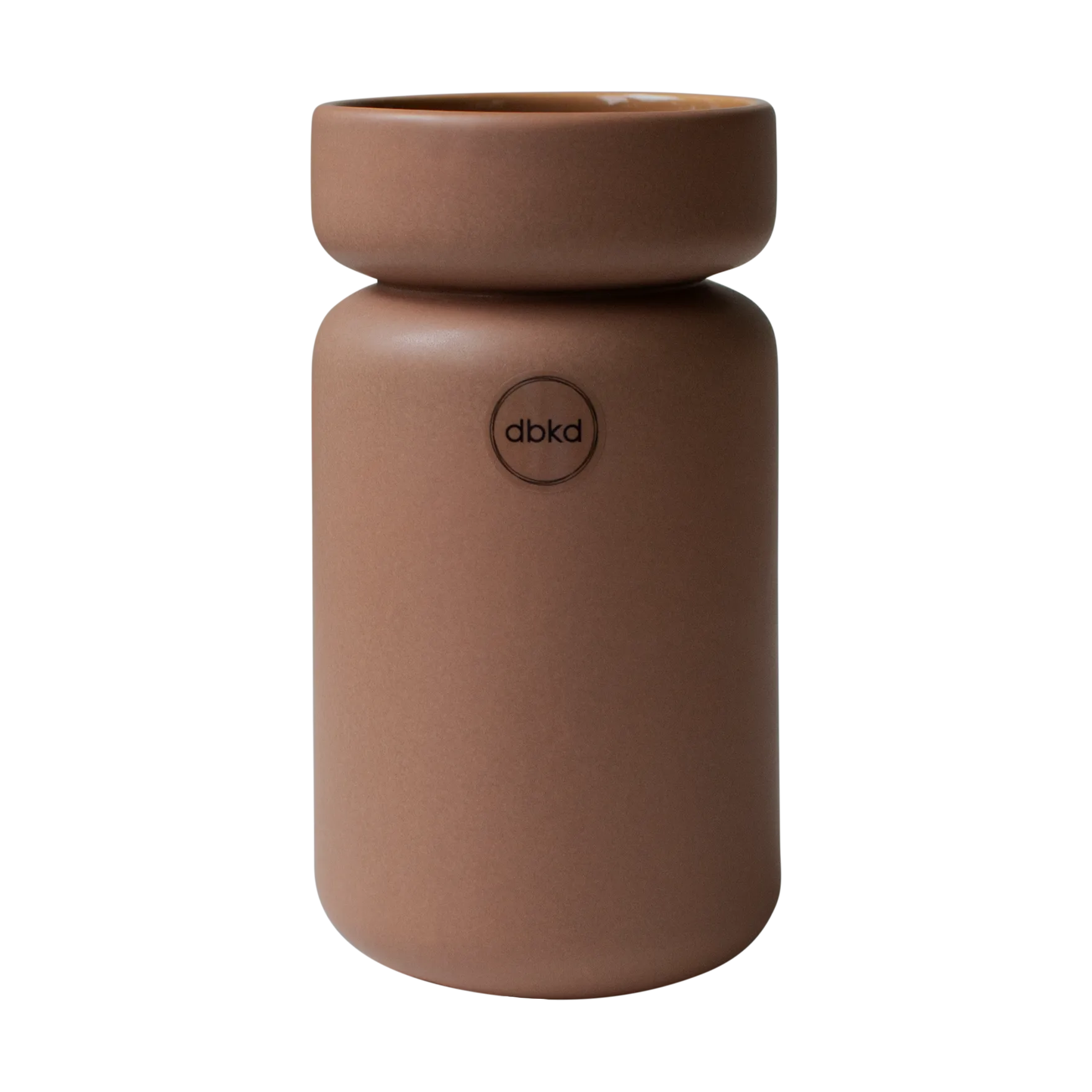 Cache-pot Neck, Nougat, Ø8x15 cm DBKD