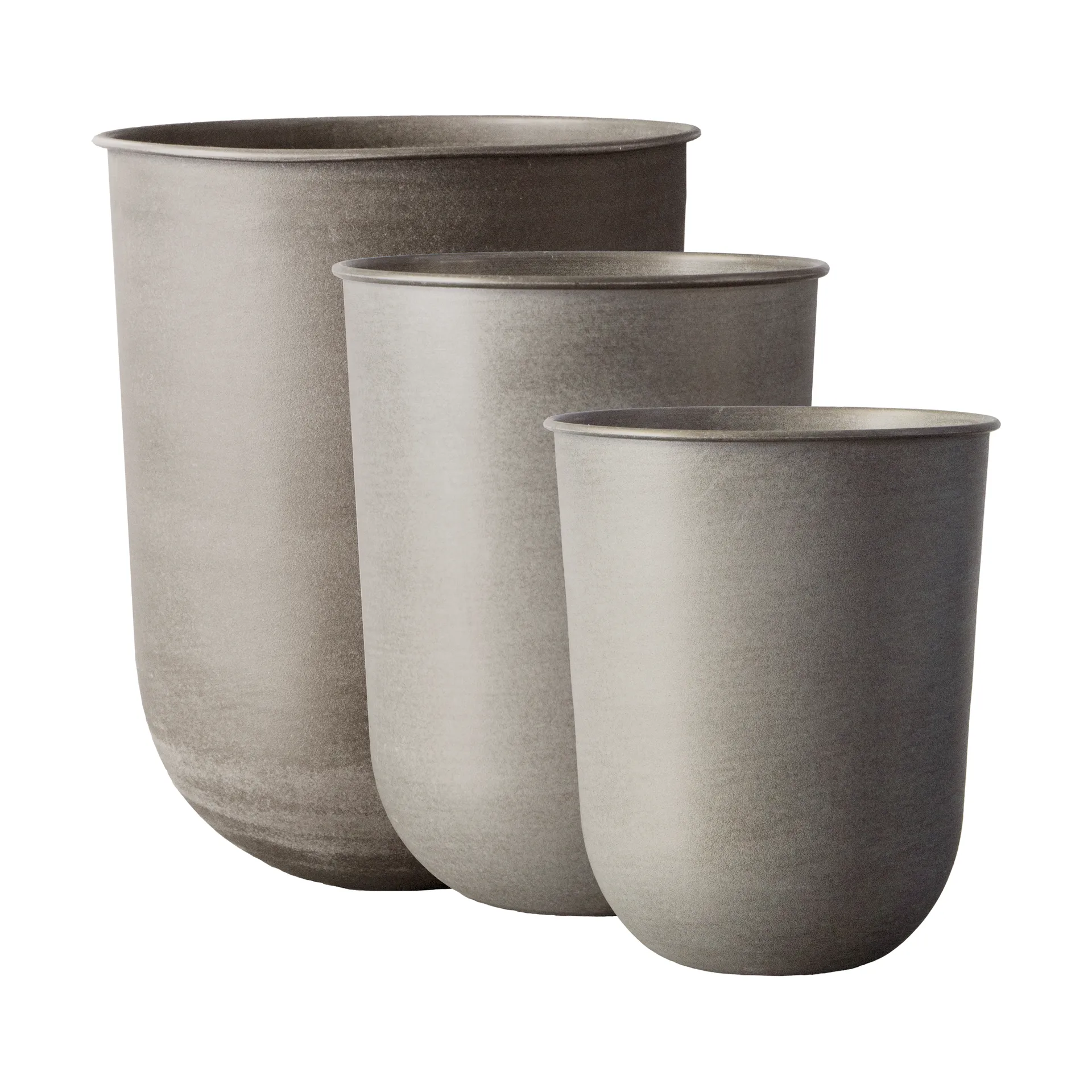 Cache-pot Out, lot de 3, Beige DBKD