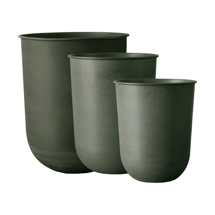 Cache-pot Out, lot de 3 - Green - DBKD