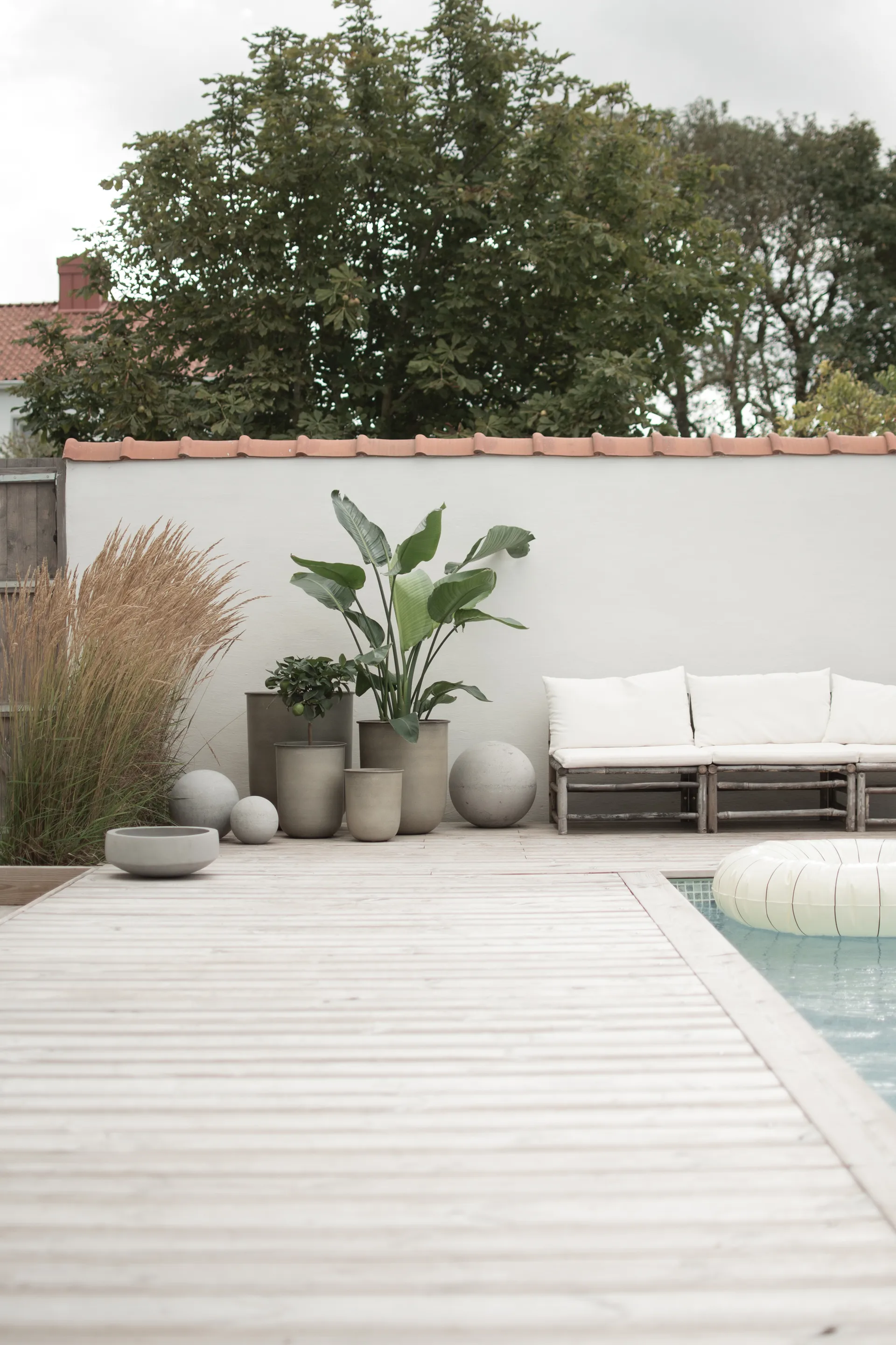 Cache-pot Out, lot de 4, Beige DBKD