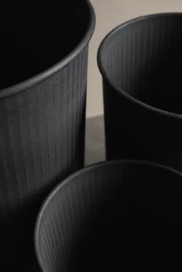 Cache-pot Out stripe, lot de 3 - Black - DBKD