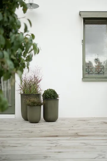 Cache-pot Out stripe, lot de 3 - Green - DBKD