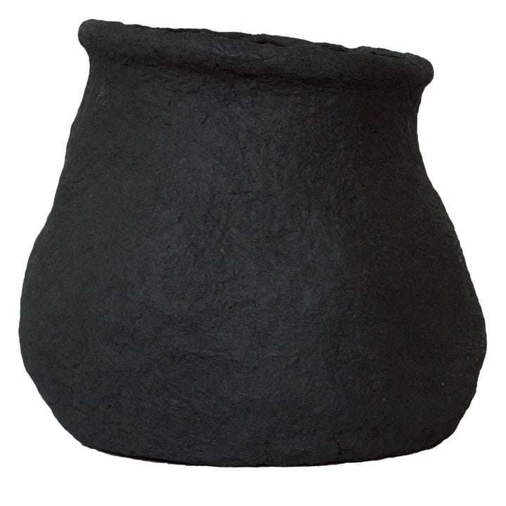 Cache-pot Paper noir - Grand Ø23 cm - DBKD