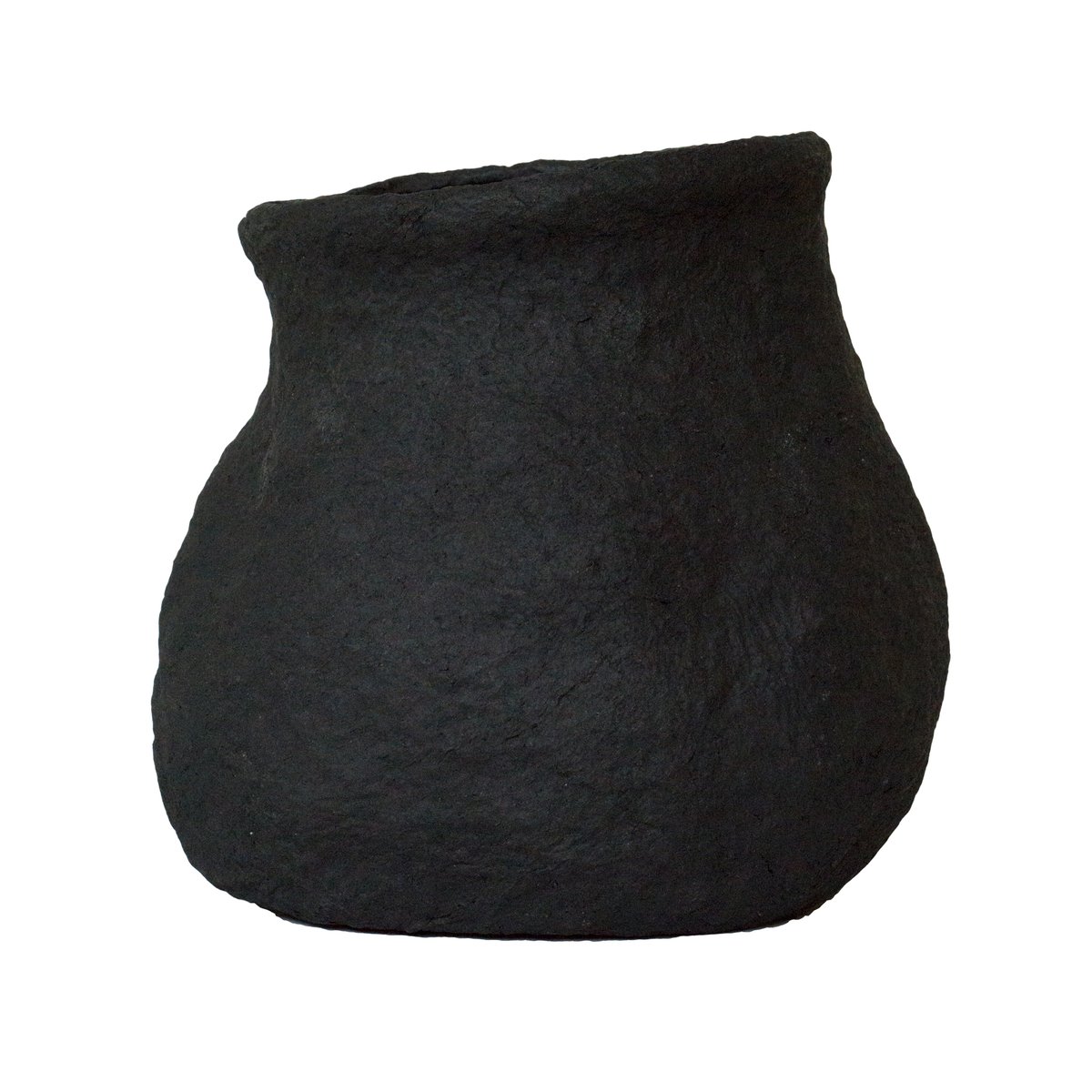 DBKD Cache-pot Paper noir Petit o18 cm | Design Scandinave | Cache-pots | Noir