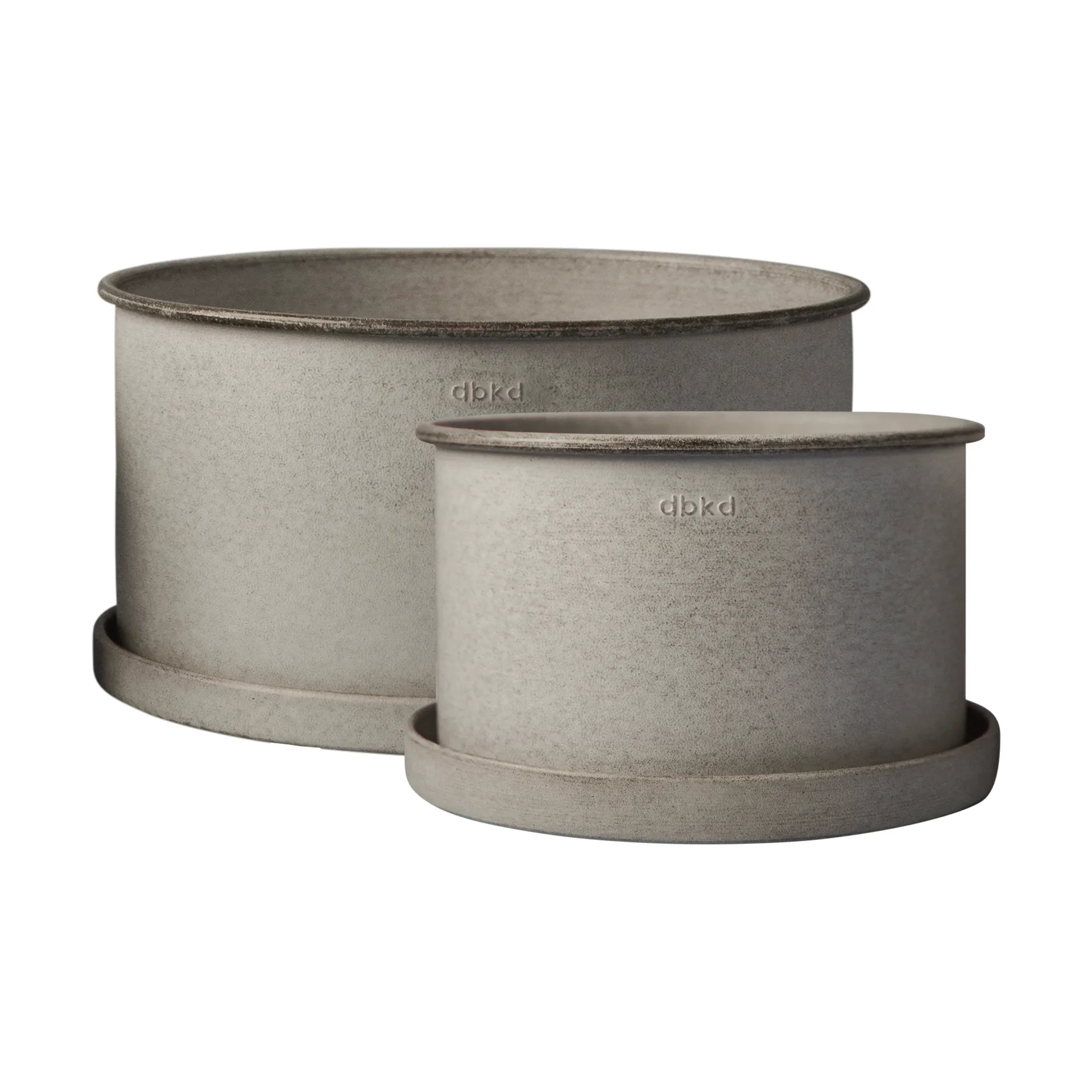Cache-pot Plant bowl, lot de 2, Beige DBKD