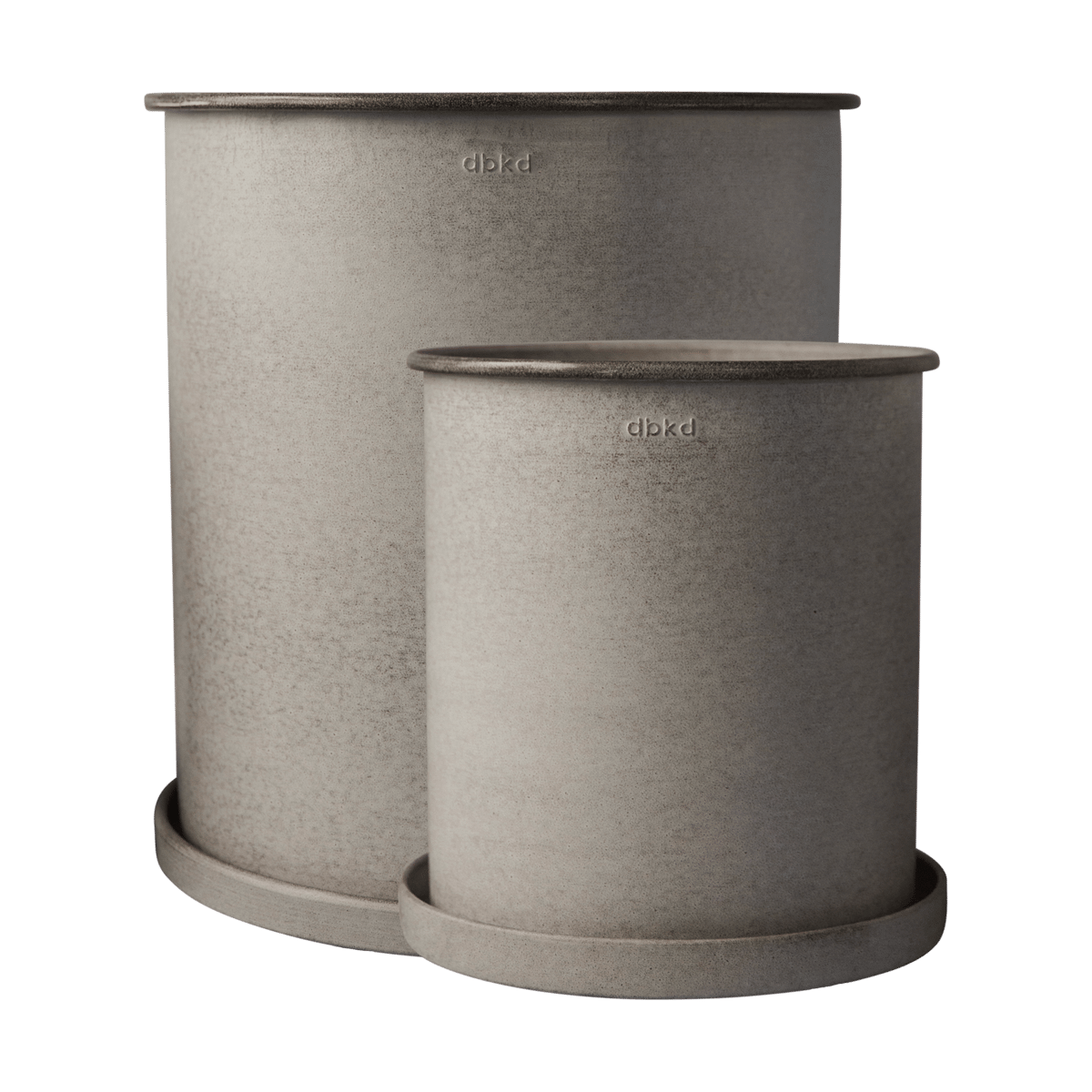 DBKD Cache-pot Plant pot, large, lot de 2 Beige
