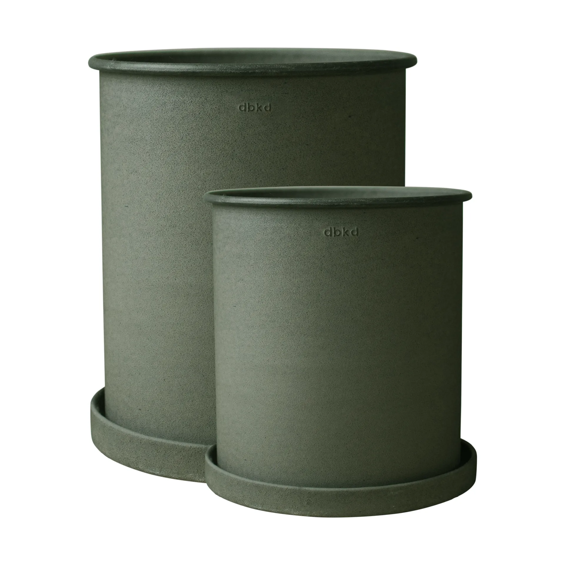 Cache-pot Plant pot, large, lot de 2, Green DBKD