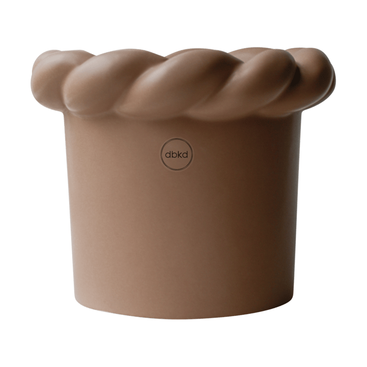 Cache-pot Twine Ø 14 cm - Nougat - DBKD