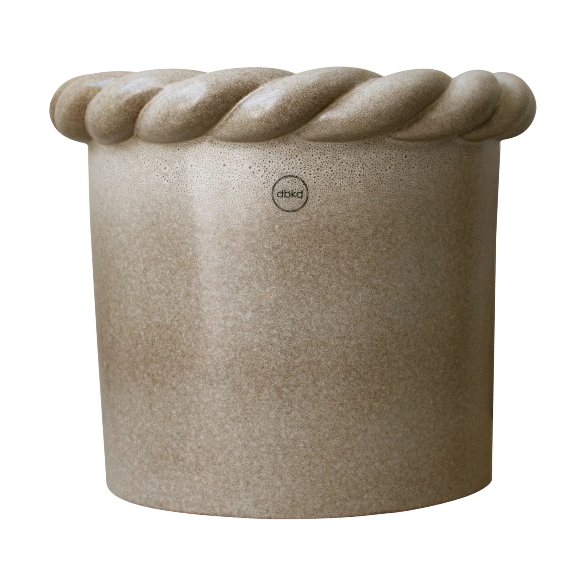Cache-pot Twine Ø 22 cm, Beige DBKD