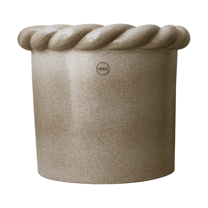 Cache-pot Twine Ø 22 cm - Beige - DBKD