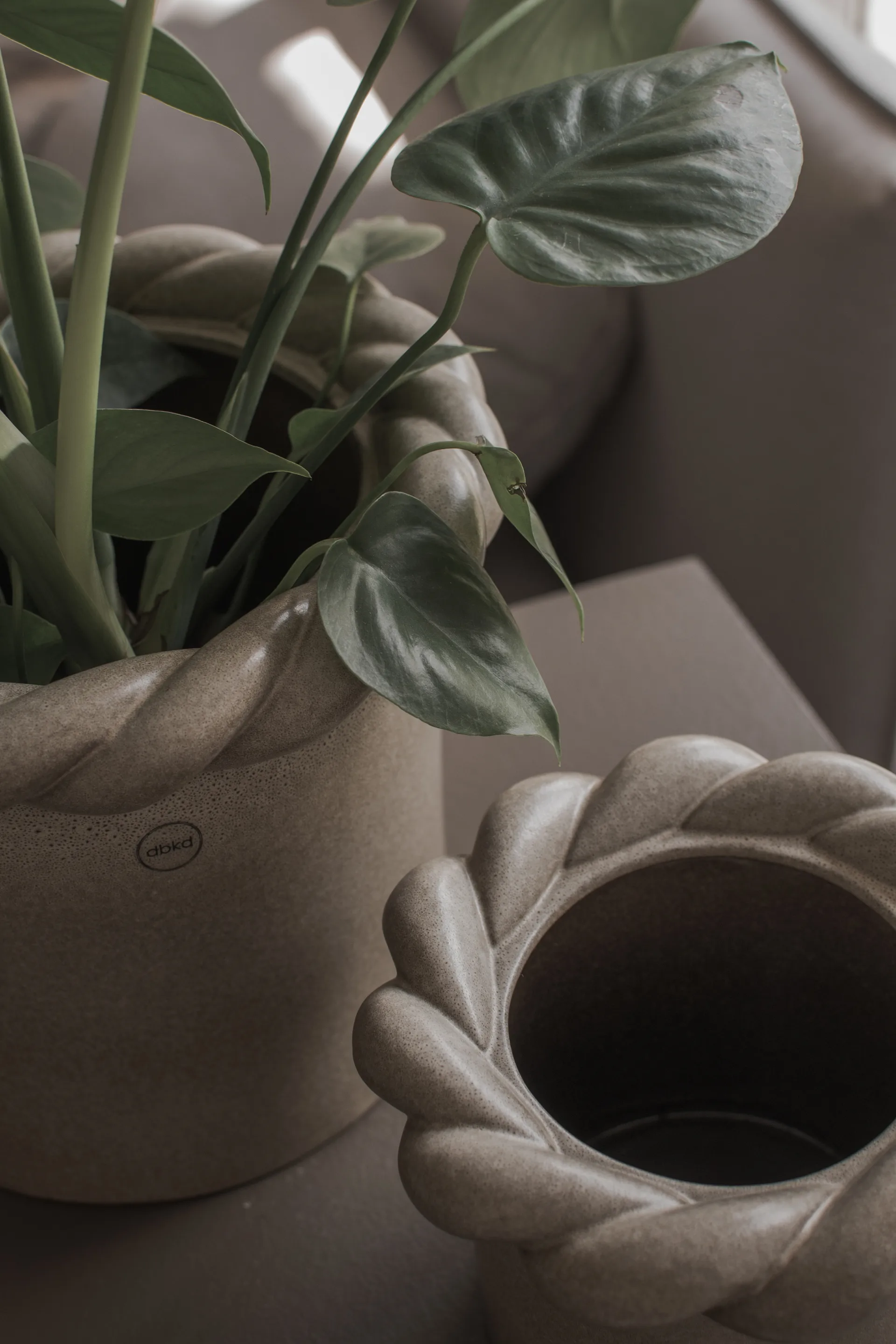 Cache-pot Twine Ø 22 cm, Beige DBKD