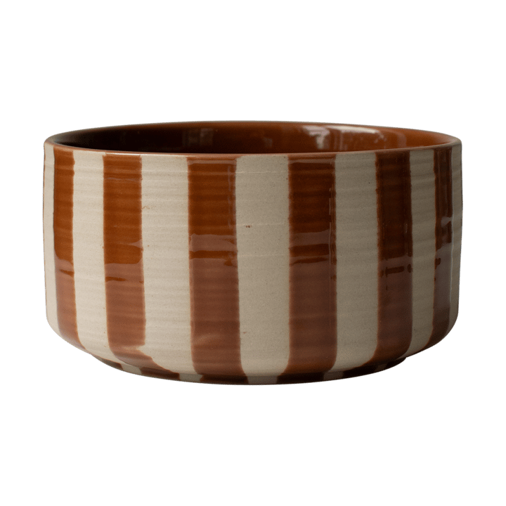 Coupe décorative Line Ø16 cm - Stripe nougat - DBKD
