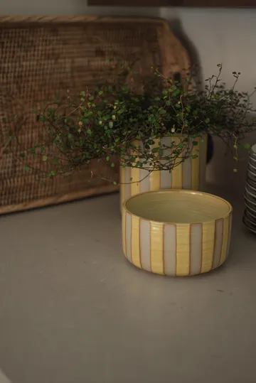 Coupe décorative Line Ø16 cm - Yellow - DBKD