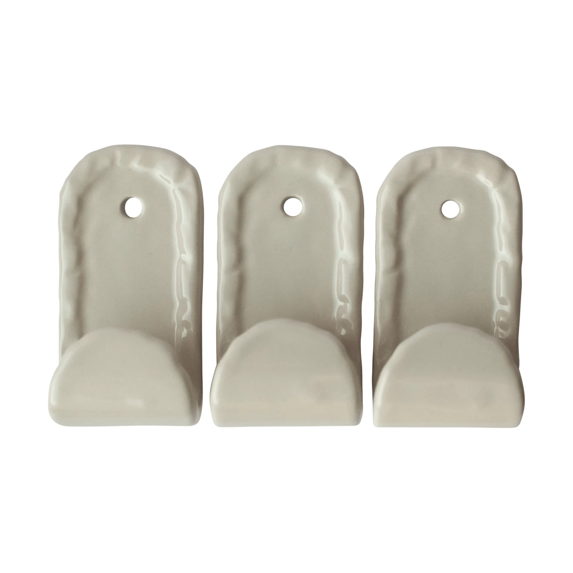 Crochets Hook, lot de 3, Beige DBKD