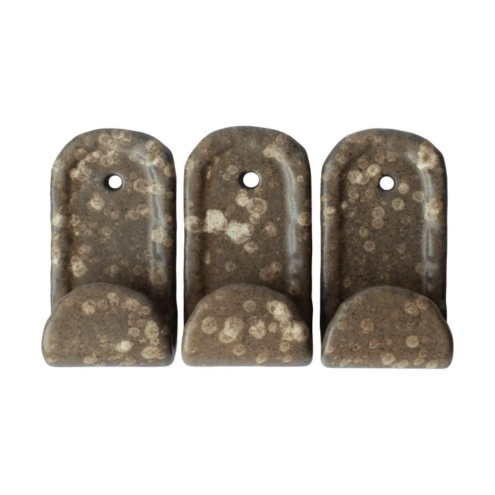 Crochets Hook, lot de 3 - Brown dot - DBKD