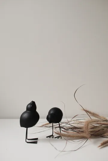 DBKD Décoration de Pâques Swedish Birds Lot de 2 - Black - DBKD