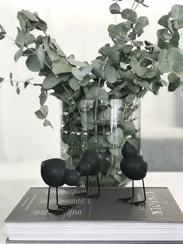 DBKD Décoration de Pâques Swedish Birds Lot de 2 - Black - DBKD