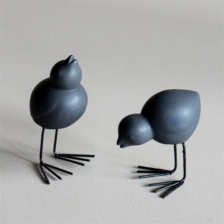 DBKD Décoration de Pâques Swedish Birds Lot de 2, Black DBKD