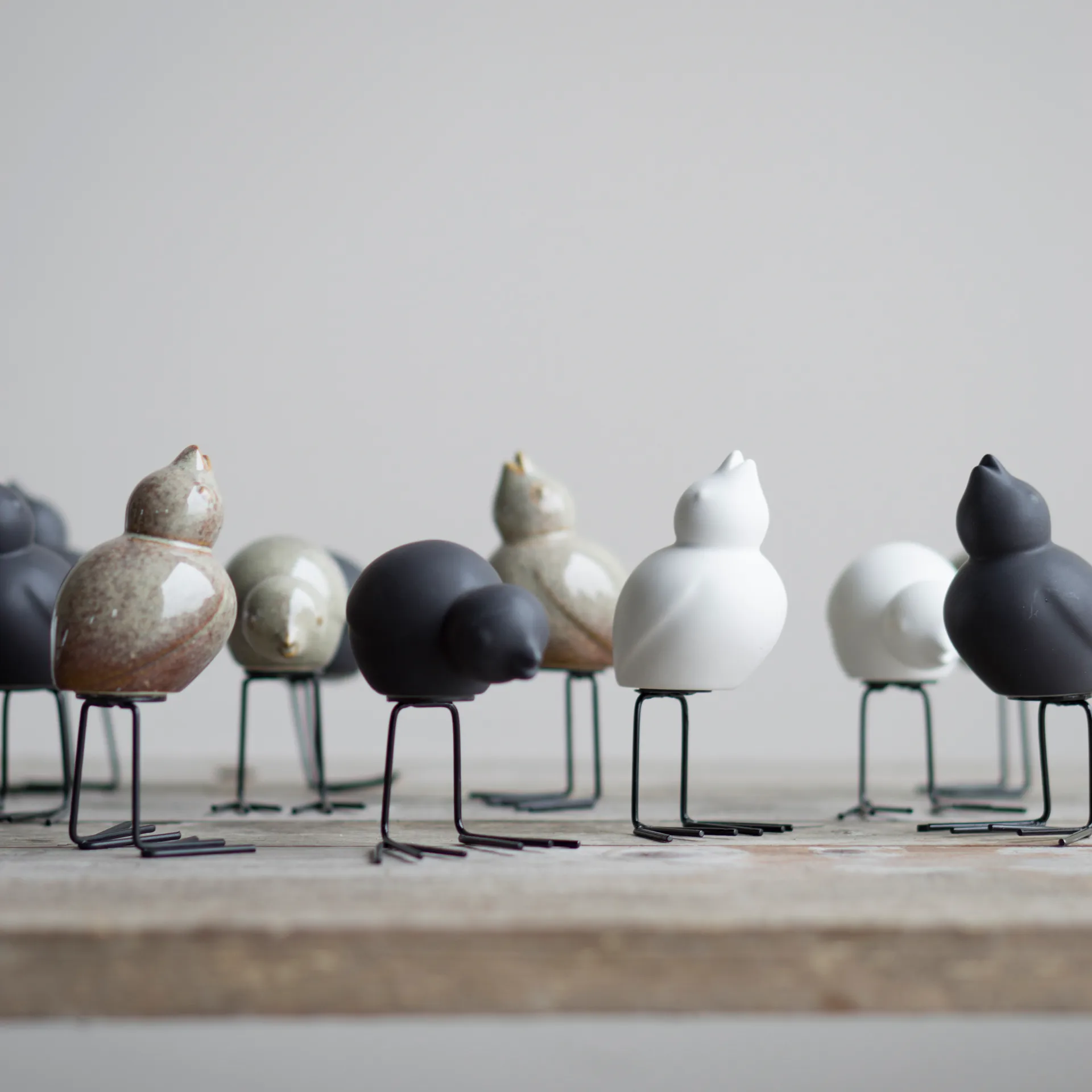 DBKD Décoration de Pâques Swedish Birds Lot de 2, White DBKD