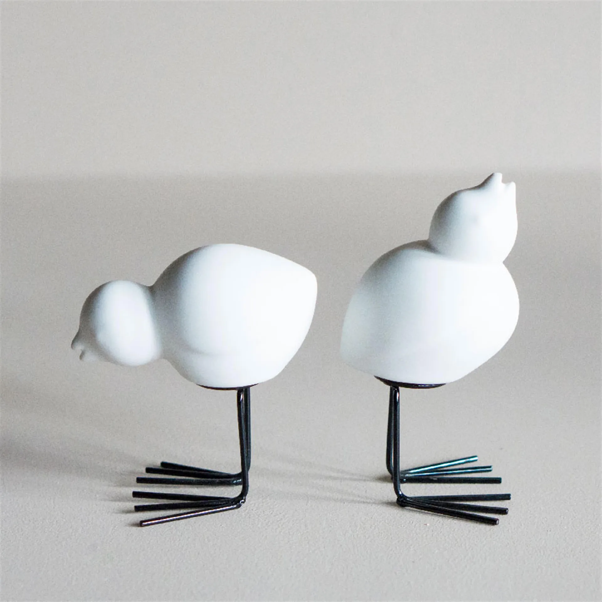 DBKD Décoration de Pâques Swedish Birds Lot de 2, White DBKD