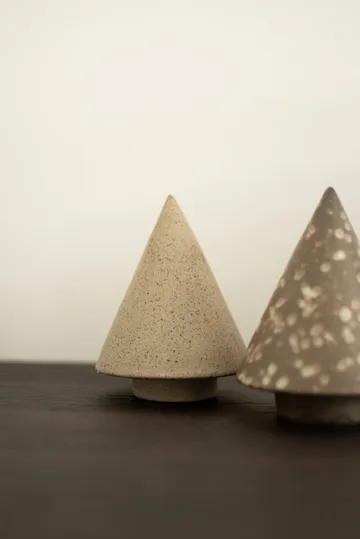 Décoration arbre Peak - Beige, Ø9 cm - DBKD