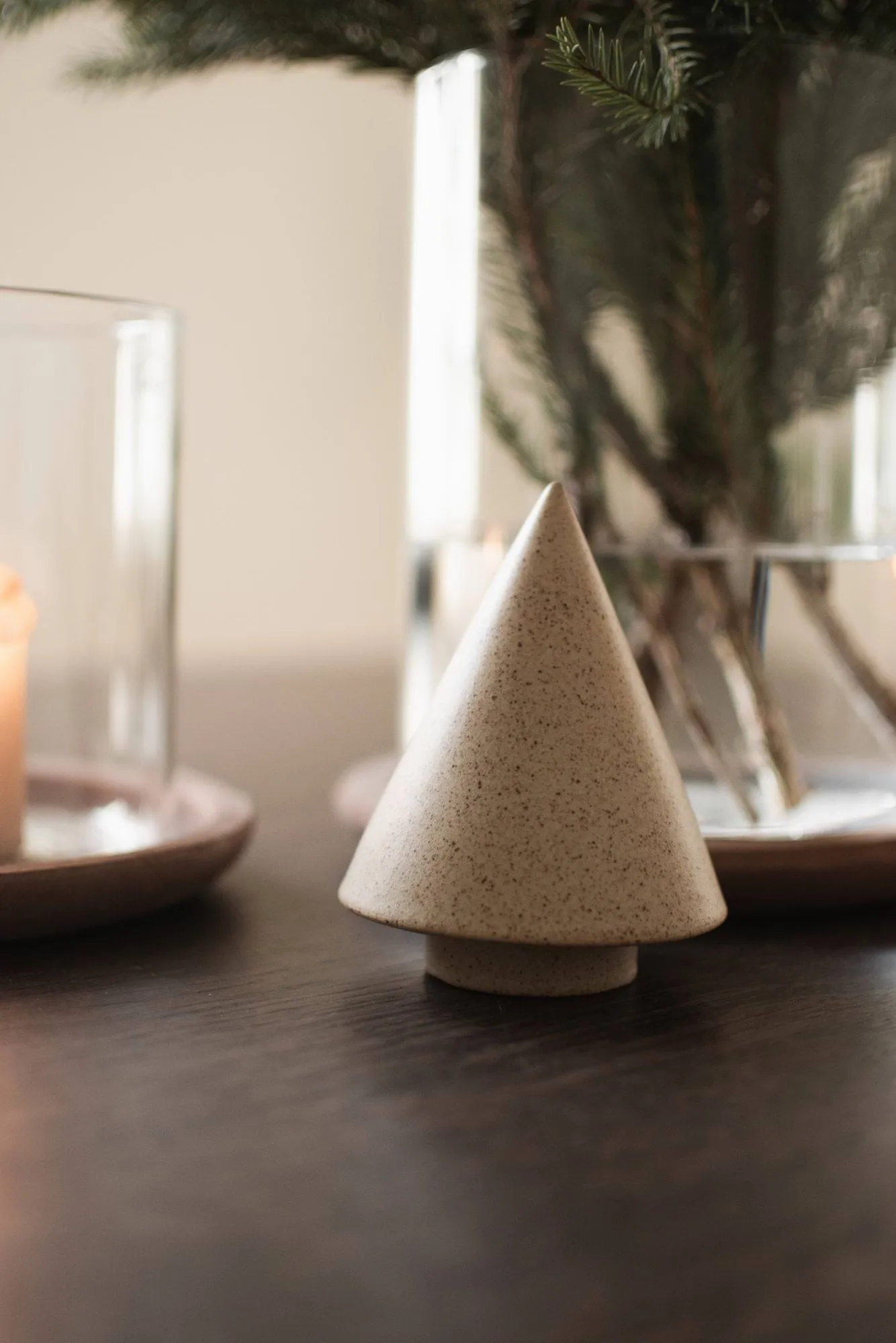 Décoration arbre Peak, Beige, Ø9 cm DBKD