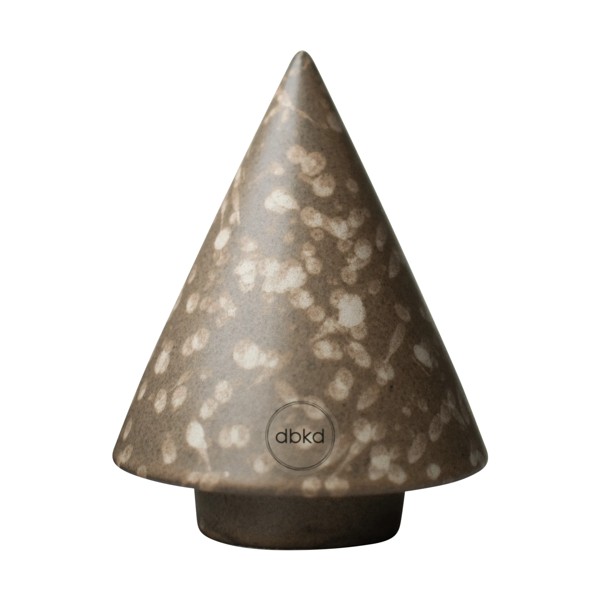 Décoration arbre Peak, Brown dot, Ø9 cm DBKD