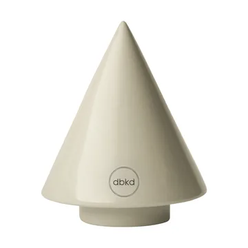 Décoration arbre Peak - Shiny creme, Ø9 cm - DBKD