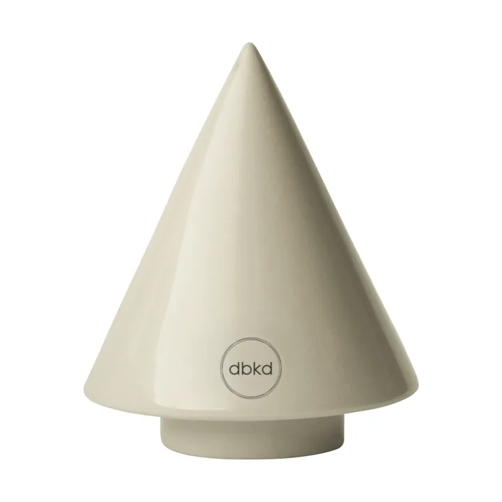 Décoration arbre Peak - Shiny creme, Ø9 cm - DBKD