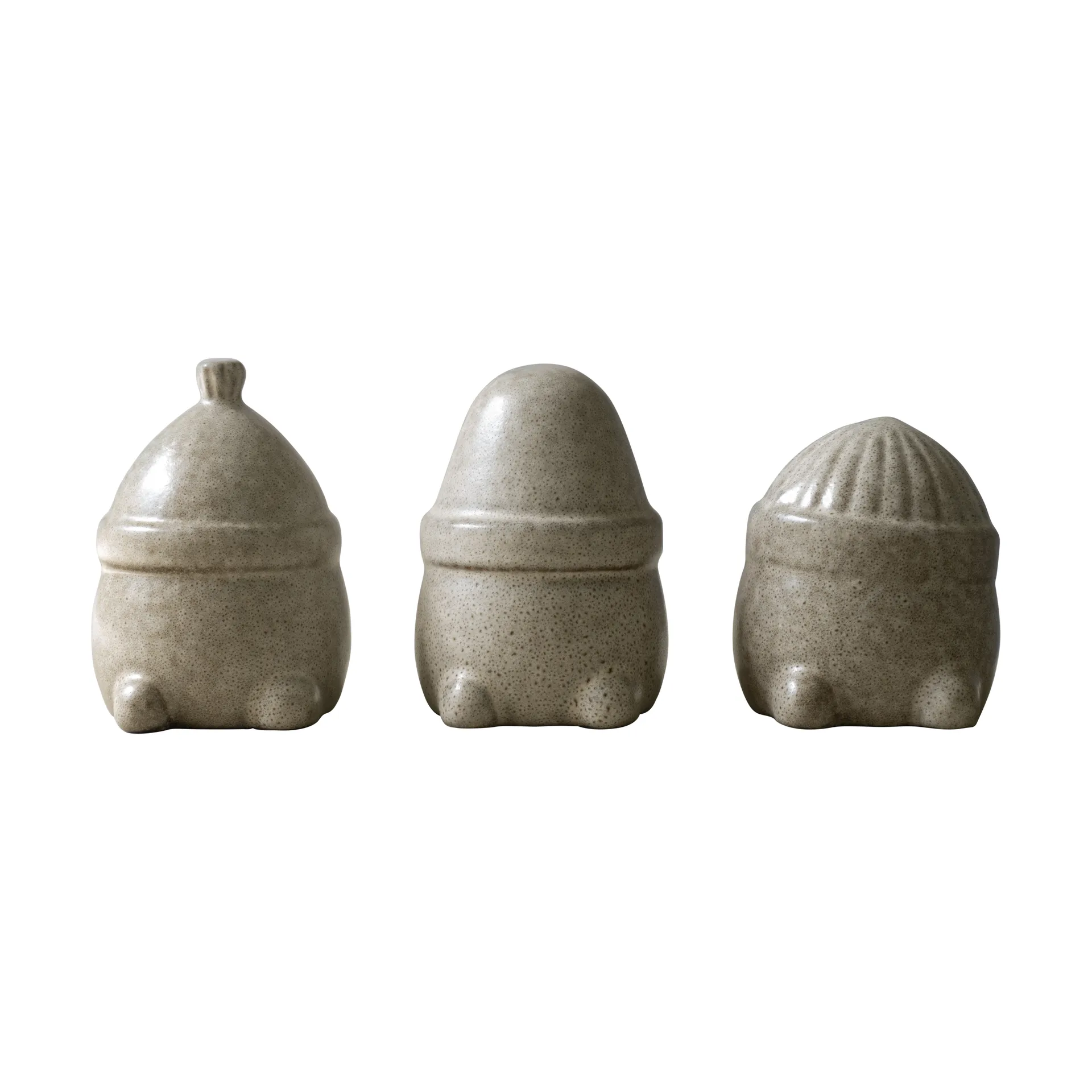 Décoration de Noël Hipster Triplets Lot de 3, Beige DBKD
