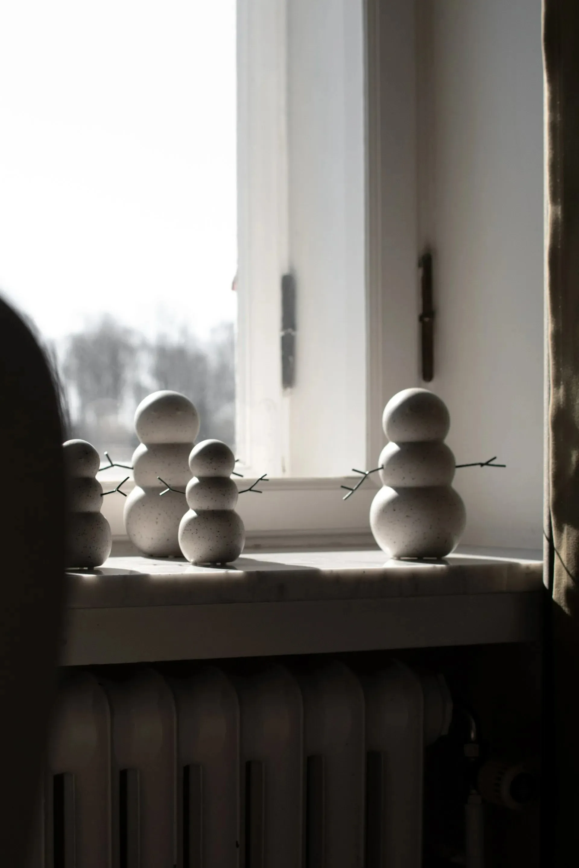 Décoration de Noël Snowman 11 cm, Mole dot DBKD