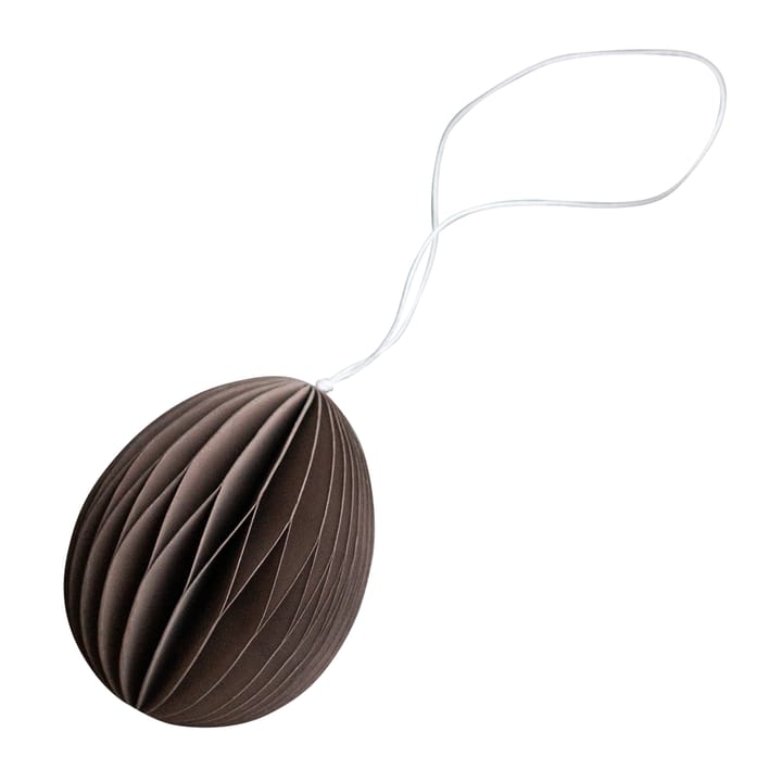 Décoration de Pâques en papier Ovoid 7 cm - Brown - DBKD