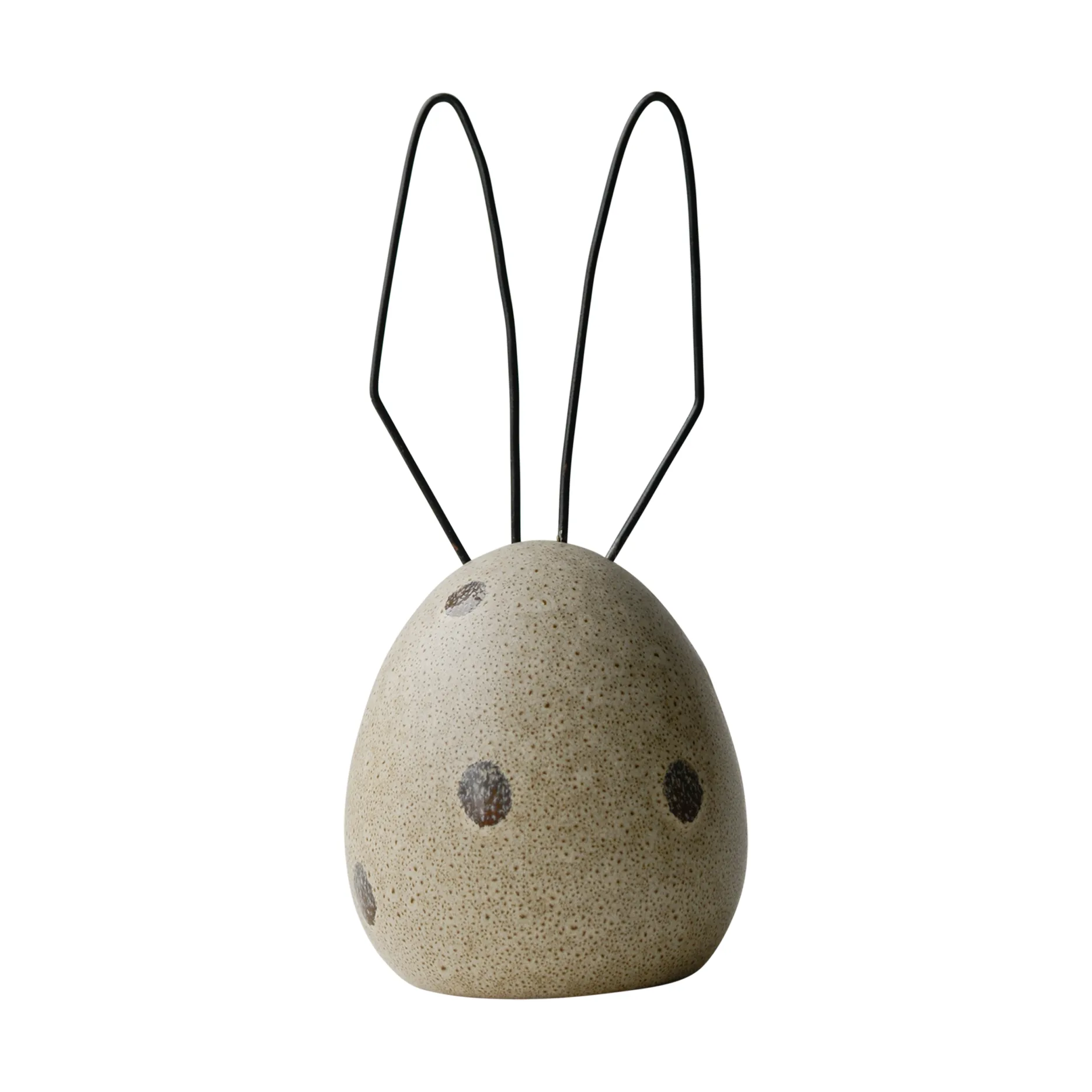 Décoration de Pâques Hare H18 cm, Beige dot DBKD