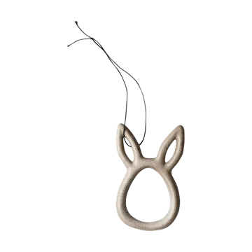 Décoration de Pâques Sprinkle rabbit 8 cm - Beige - DBKD
