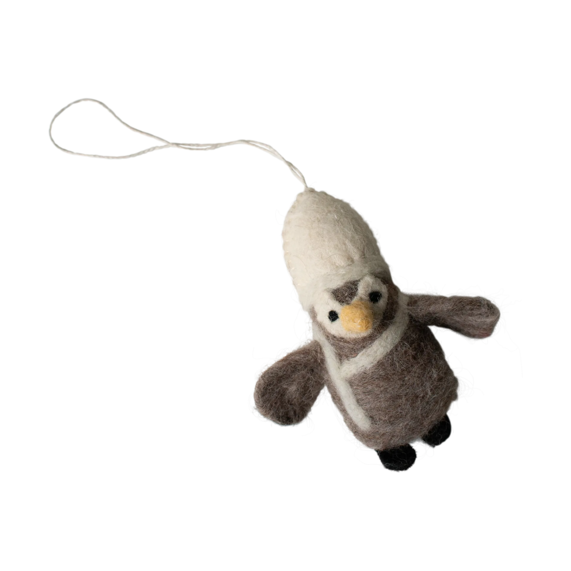 Décoration suspendue Hanging penguin, Beige-white DBKD