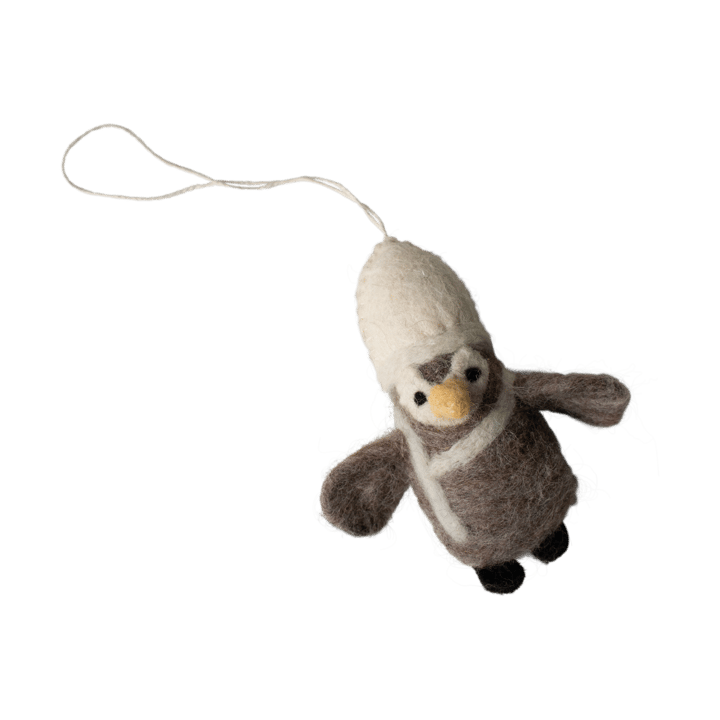 Décoration suspendue Hanging penguin - Beige-white - DBKD