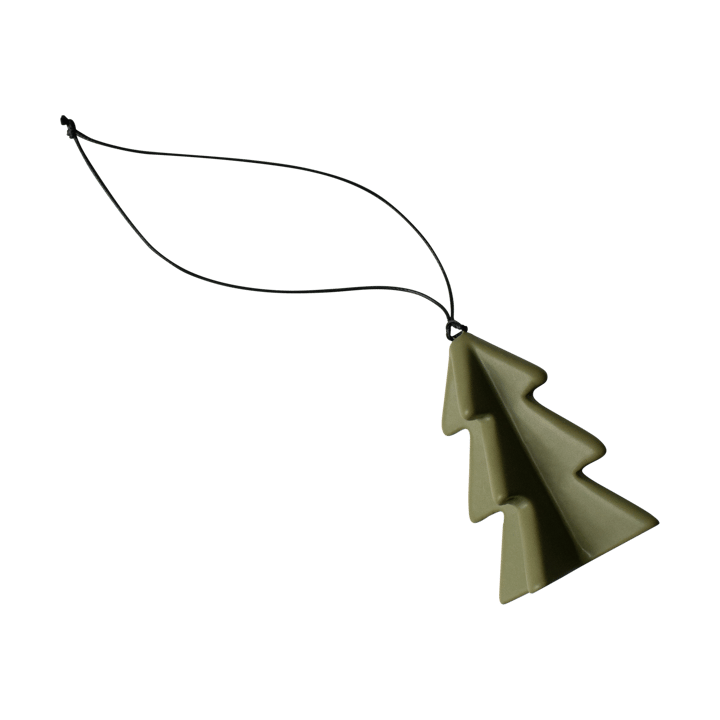 Décoration suspendue Hanging winter tree 7 cm - Green - DBKD