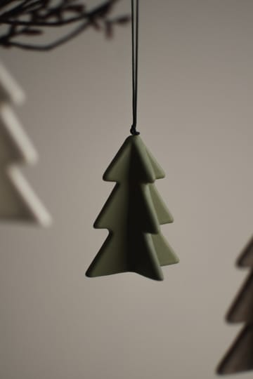 Décoration suspendue Hanging winter tree 7 cm - Green - DBKD