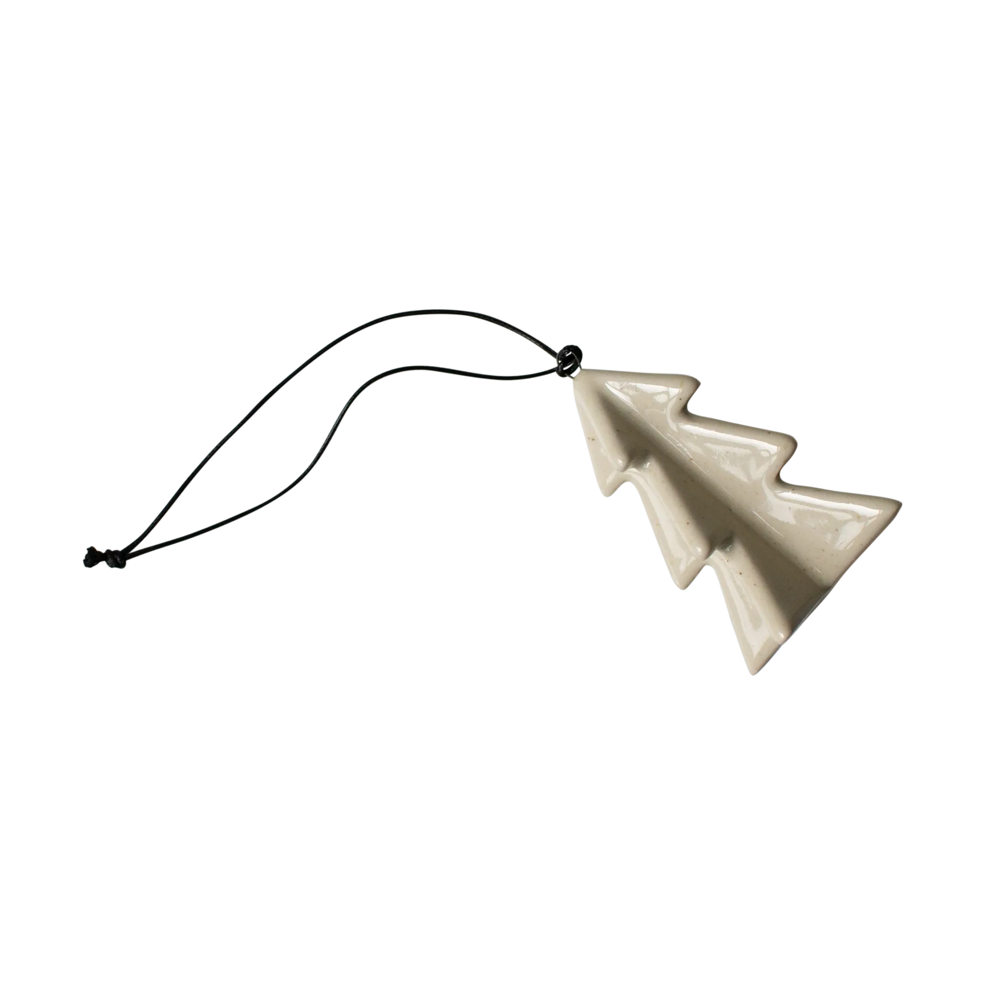 Décoration suspendue Hanging winter tree 7 cm, Vanilla DBKD