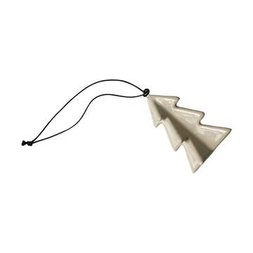Décoration suspendue Hanging winter tree 7 cm - Vanilla - DBKD