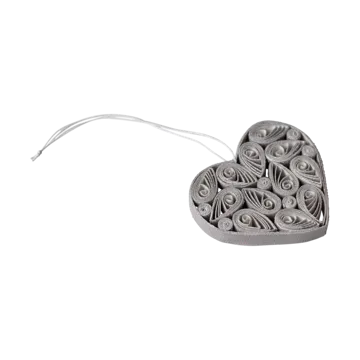 Décoration suspendue Paper heart 8 cm - Mole - DBKD