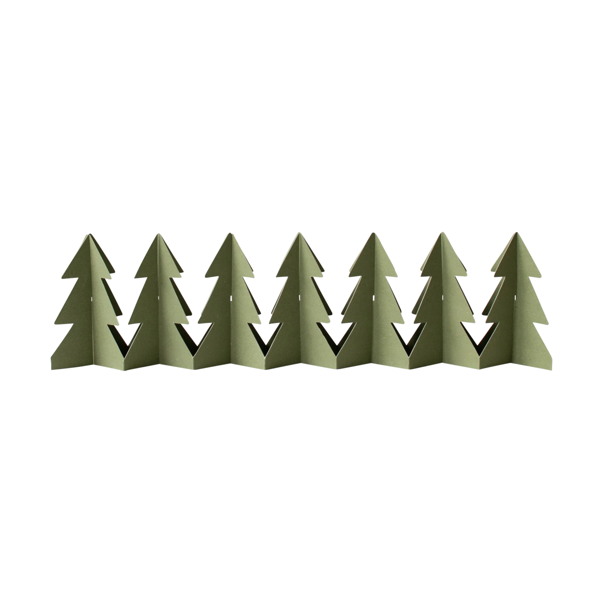 Décoration Tree in a row 60 cm, Green, 7x60 cm DBKD