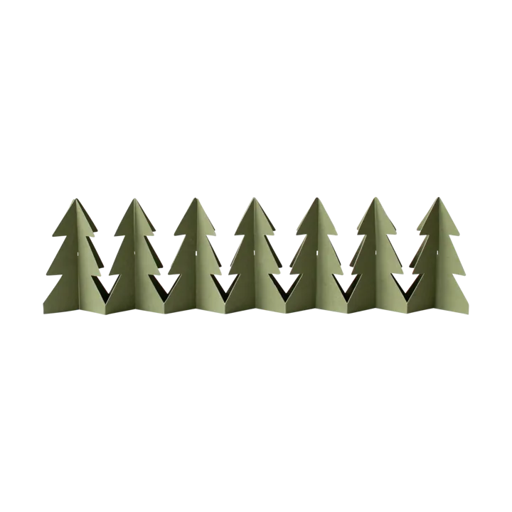 Décoration Tree in a row 60 cm - Green, 7x60 cm - DBKD