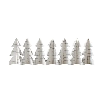 Décoration Tree in a row 60 cm - Square white, 12x60 cm - DBKD